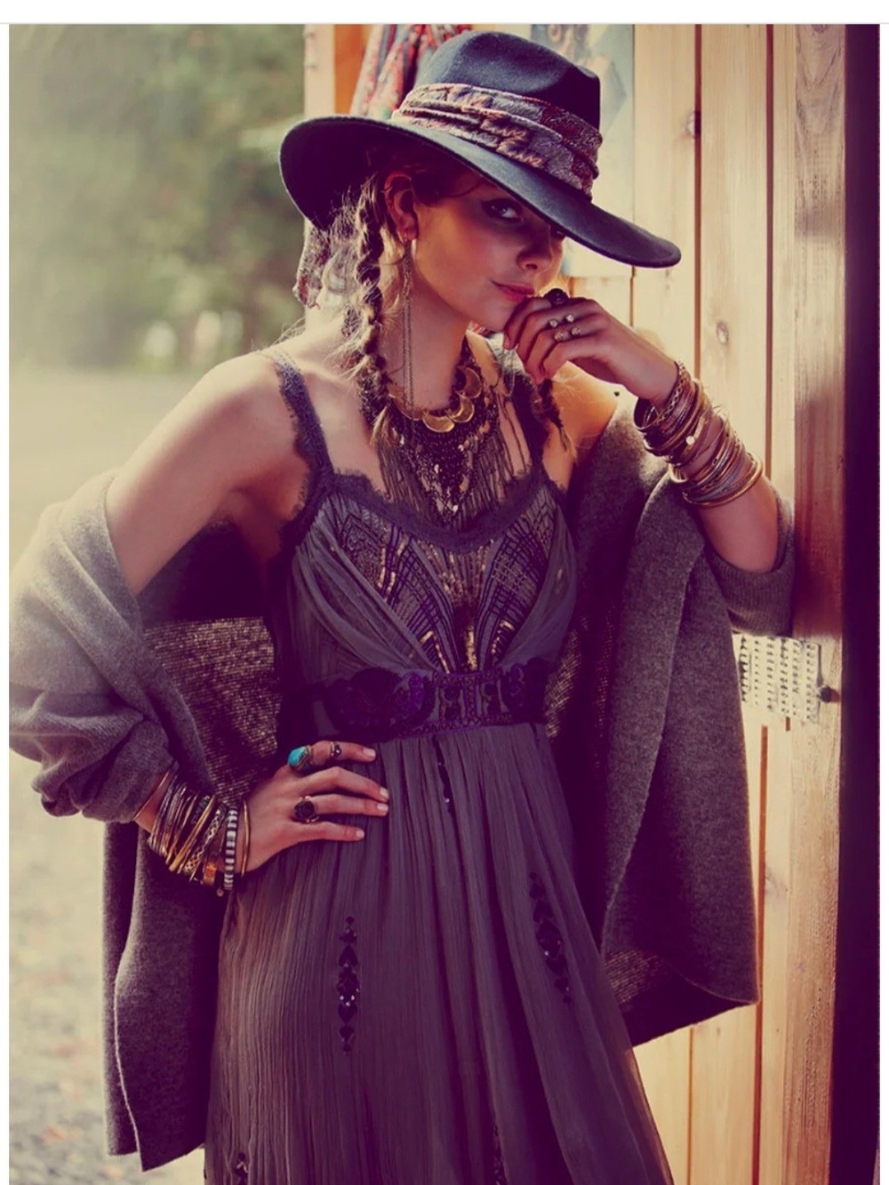 Free People Sample Artemis Purple And Grey Nwt Rare Sample